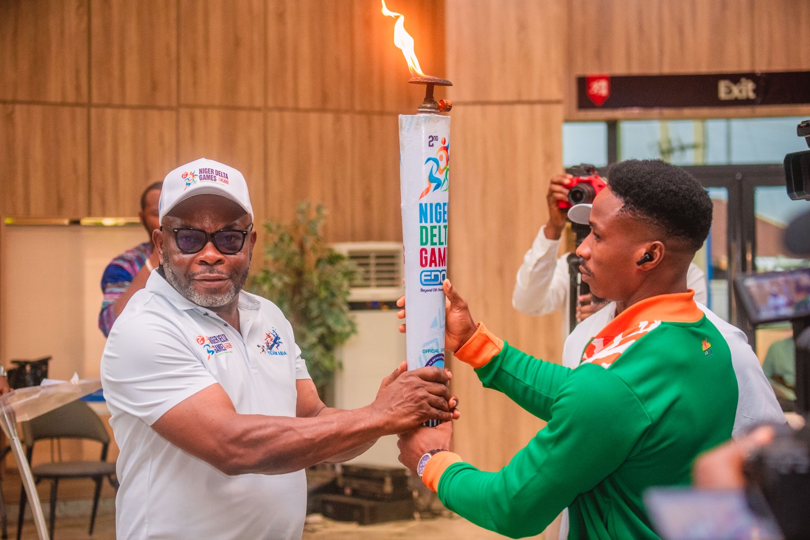 Gov. Otti receives Niger Delta Games Torch, pledges improved Abia outing