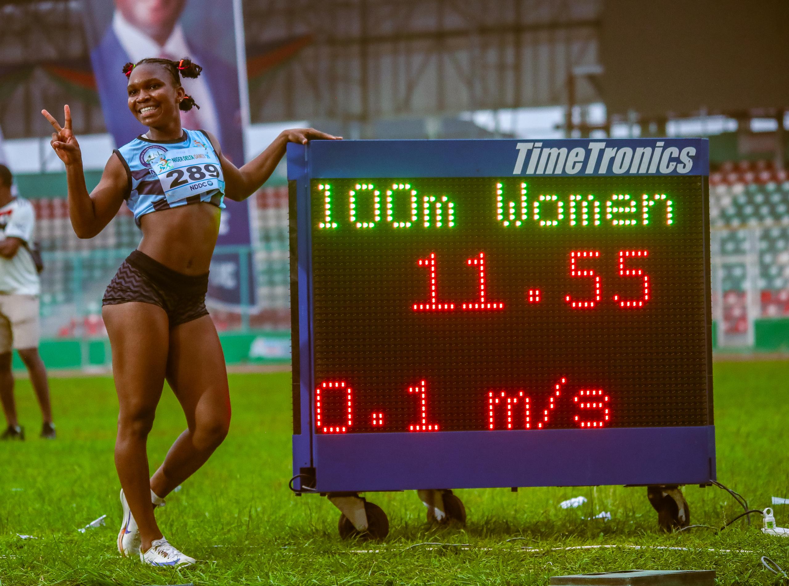 2ND NIGER DELTA GAMES: Team Delta claims 100m gold in male, female categories 