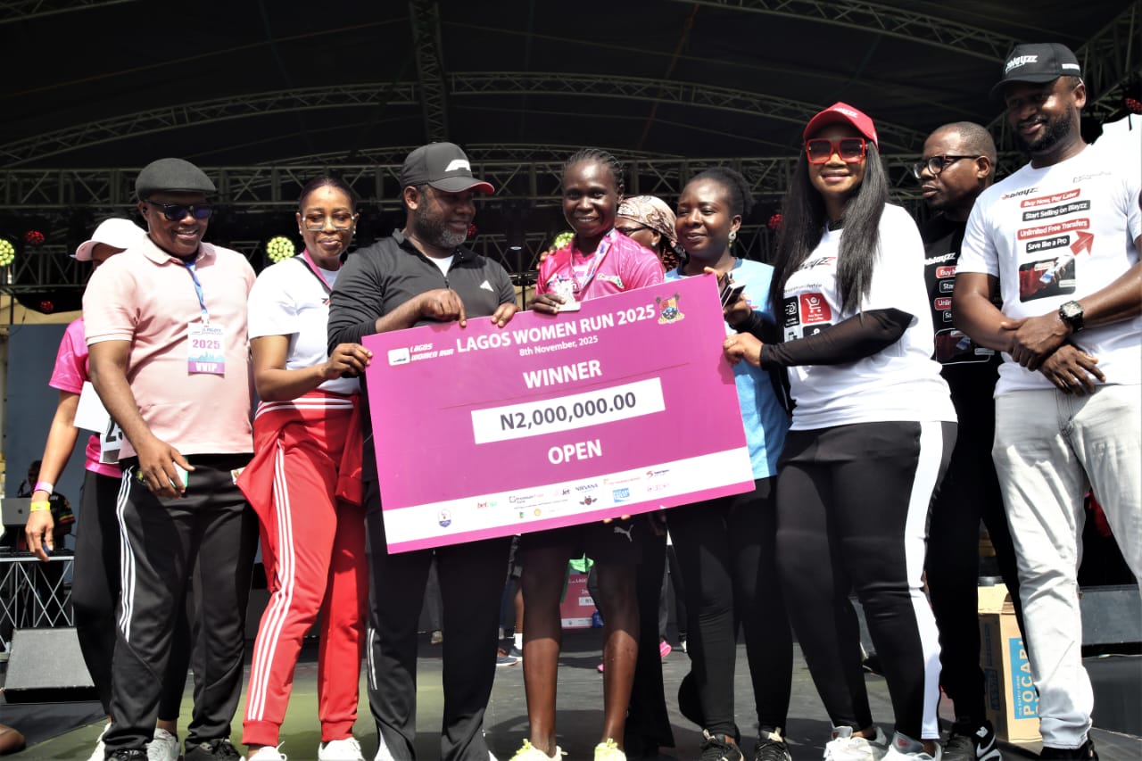 Cover image for Lagos Women Run:  Fatodu hails decade of remarkable journey
