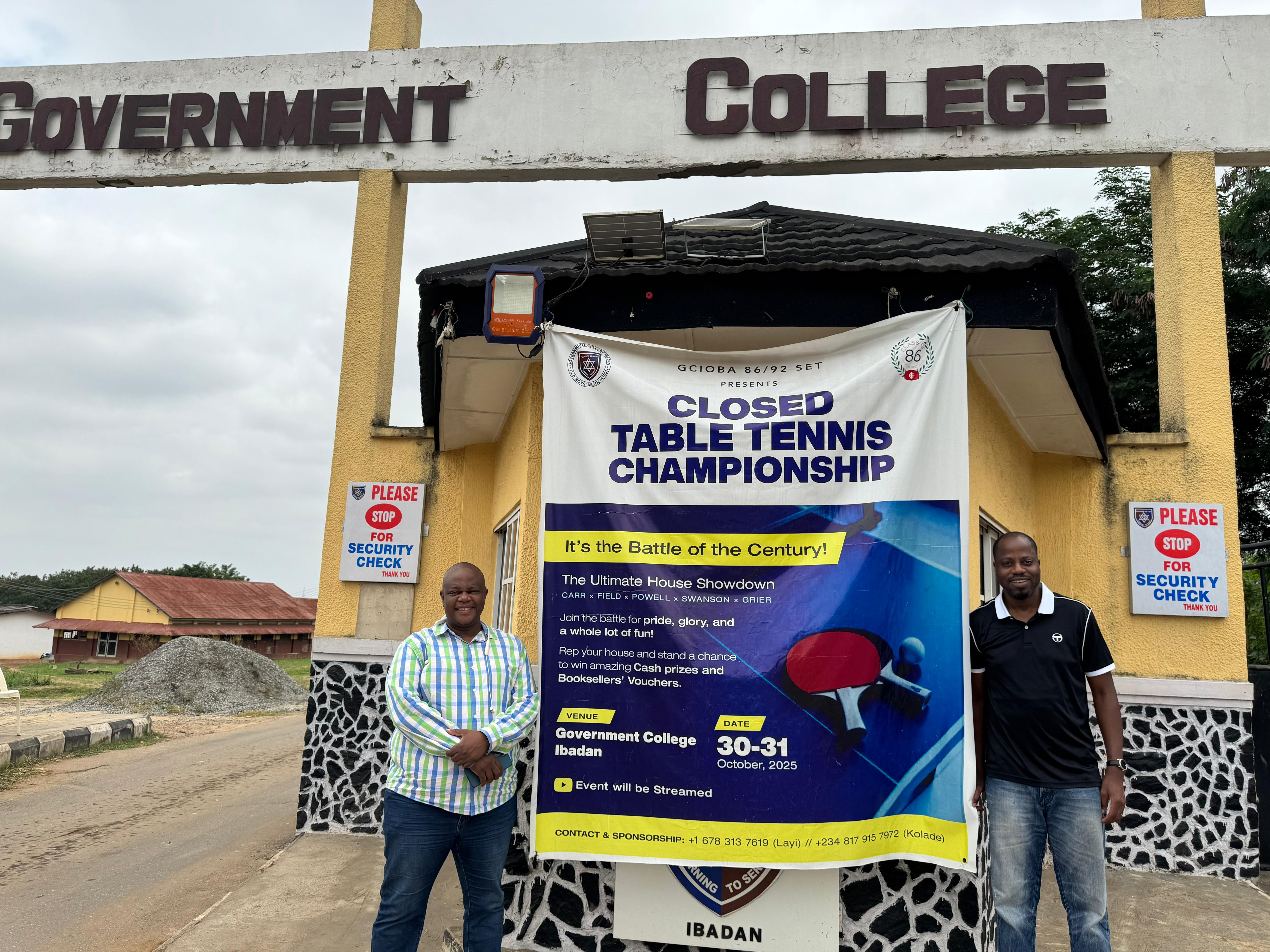 Cover image for GCIOBA ’86 class intensifies plans to stage Table Tennis Classics