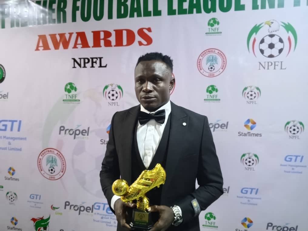 Cover image for NPFL award winner, Anas targets over 20 goals