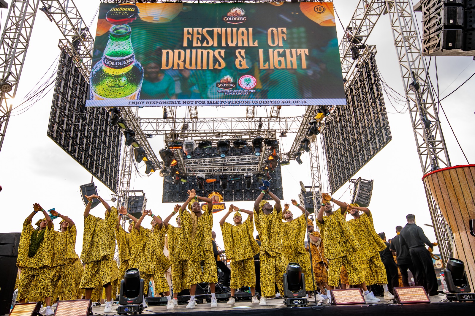 How Goldberg’s Festival of Drums and Light Lifted Super Eagles into Semi-final