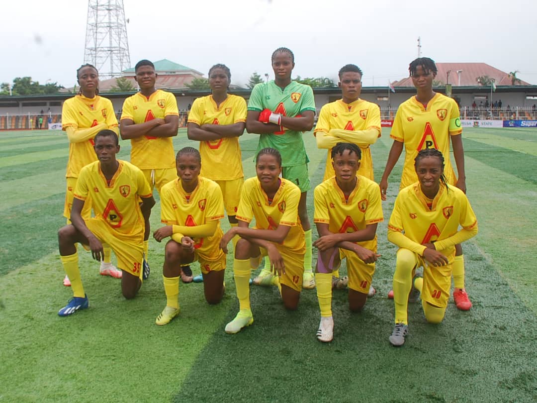 Cover image for Edo Queens, Bayelsa Queens Rivers Angels in fight to finish
