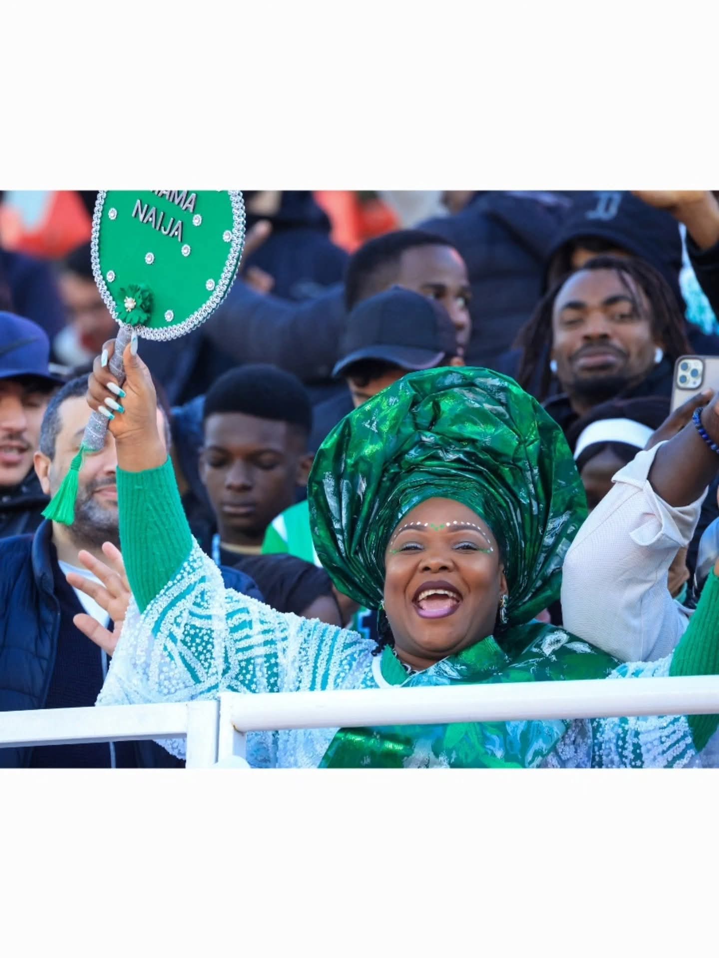 Cover image for I use my attire to project good Image of Nigeria, cheer Eagles to victory - Ambassador Ogunfuwa
