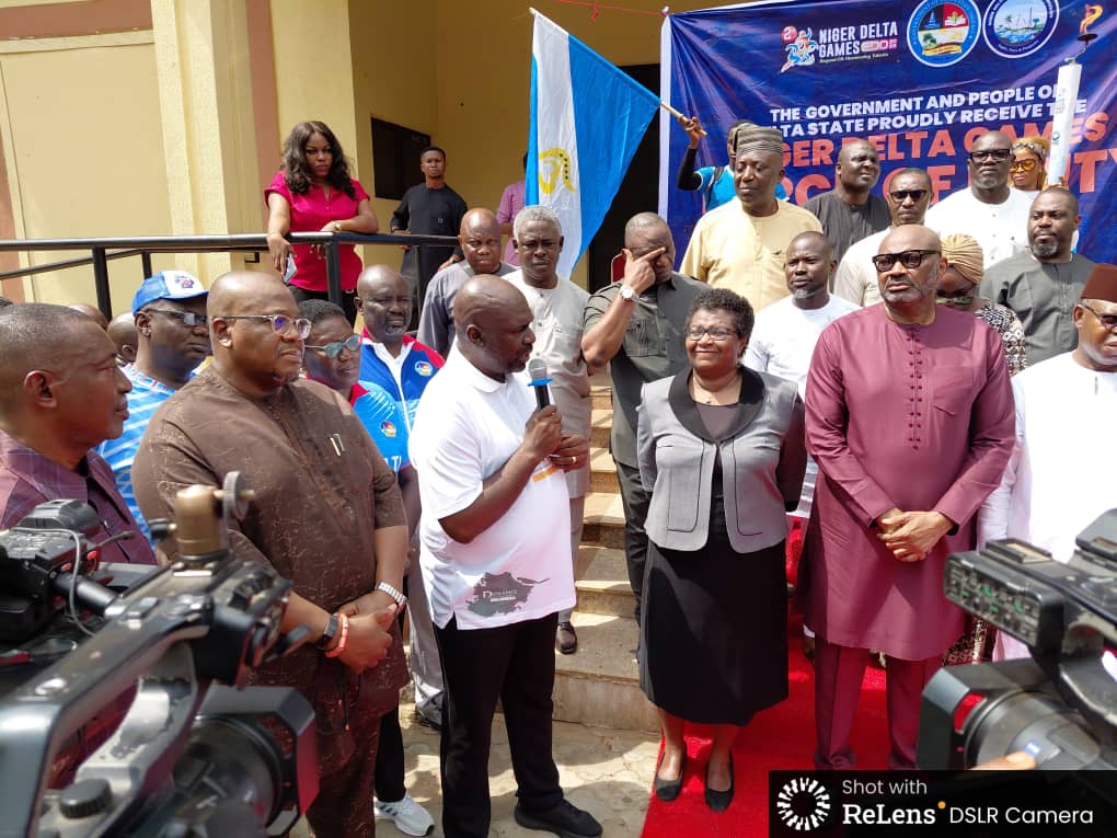 Bayelsa, Delta receive Games Torch as Ikpokpo declares Edo ready to host