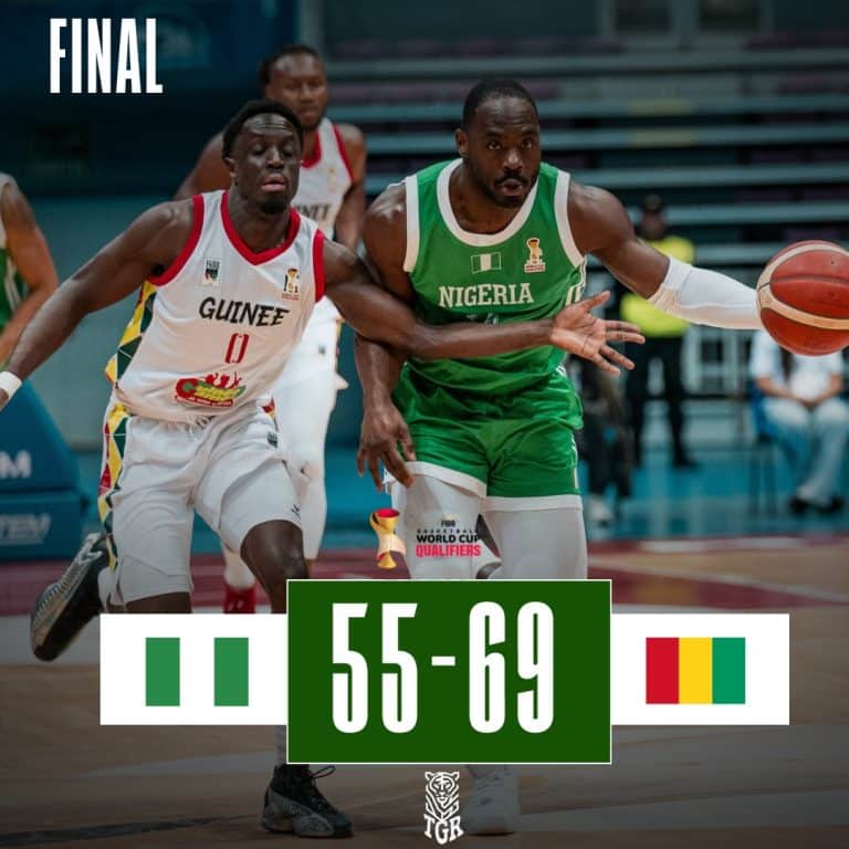 Cover image for BBWCQ: D'Tigers lose again, slump to Guinea 55-69
