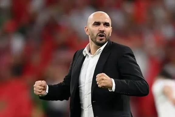 Morocco coach analysing Super Eagles through advanced video technology