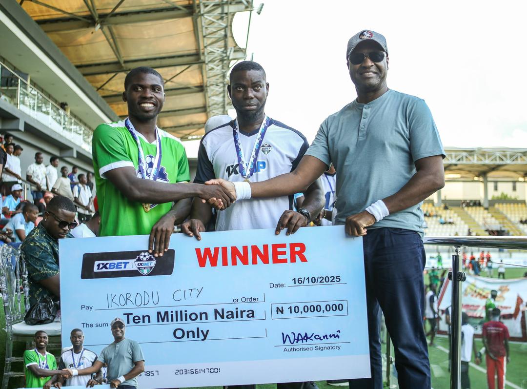 Cover image for 1XCup organisers thank Lagos football fans for massive support