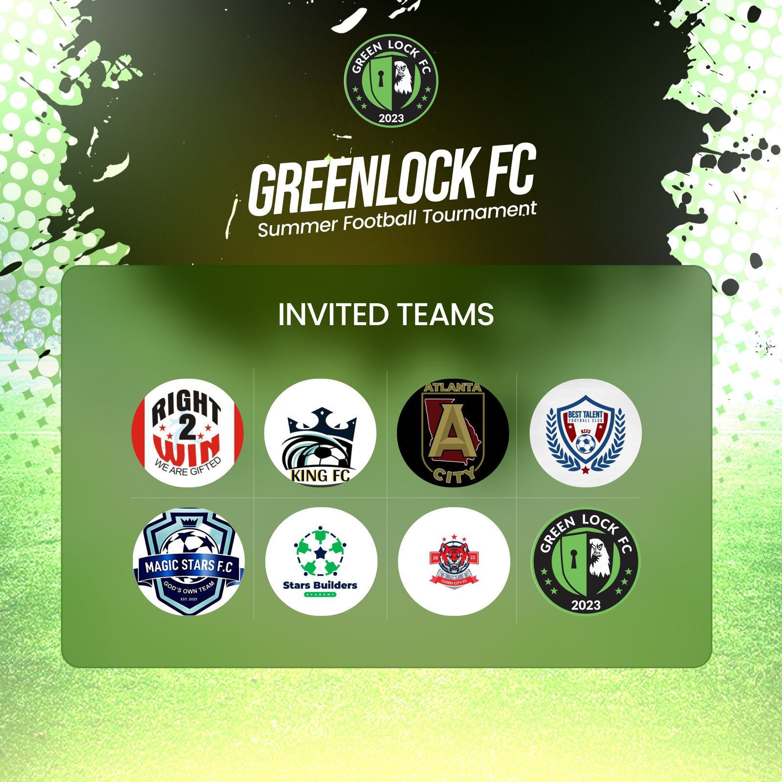 Cover image for Green Lock announces teams for Summer Youth Tournament