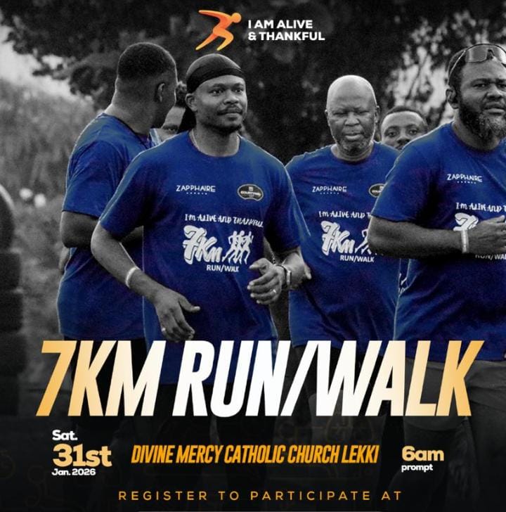 All set for 7km walk/Run in Lekki