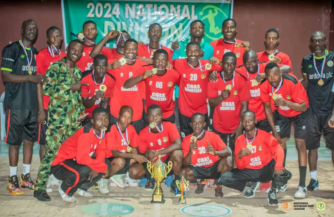 Cover image for Handball: COAS Shooters win 2024 National Division 1 League