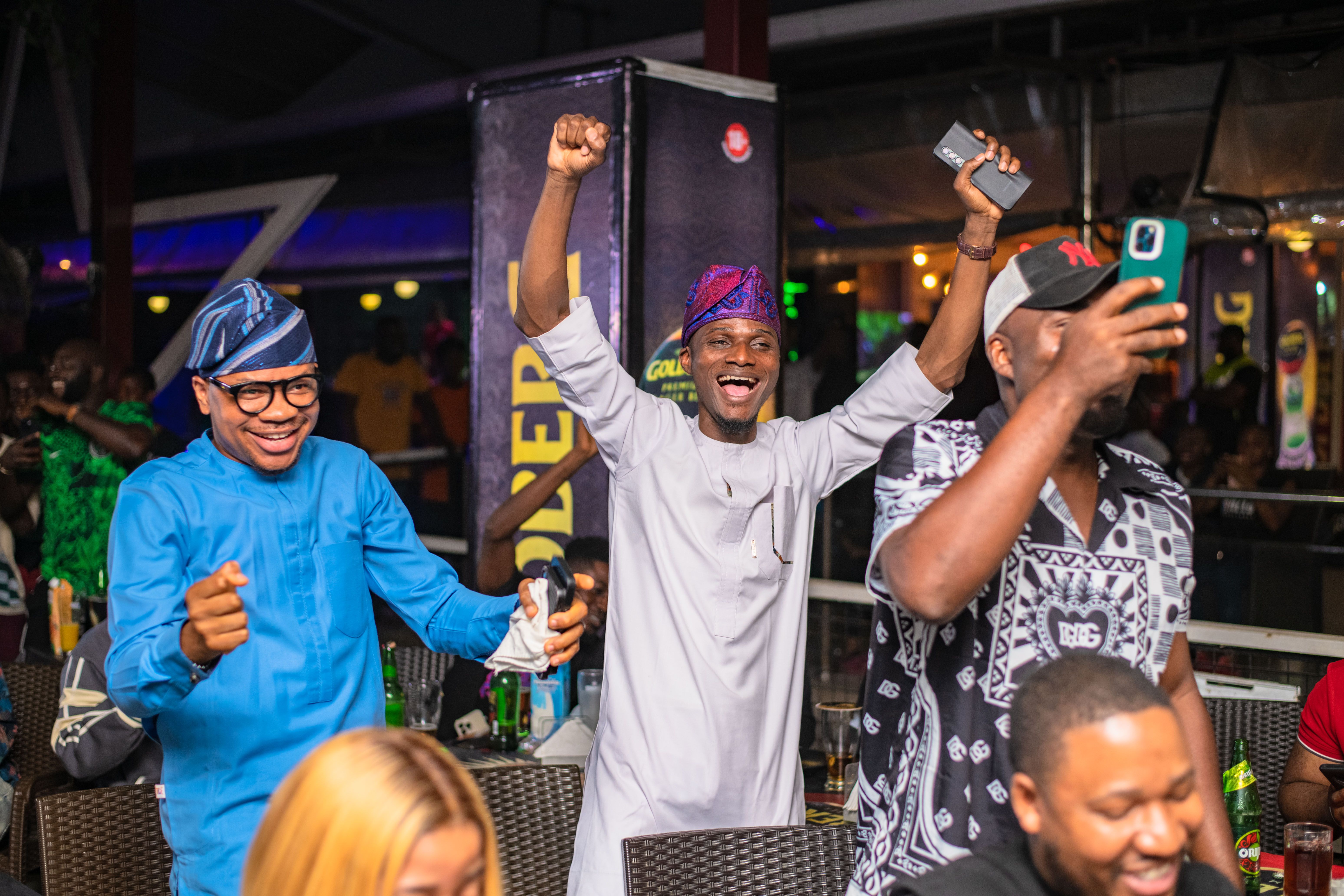 Goldberg leads fan celebration as Super Eagles advance to Rd of 16