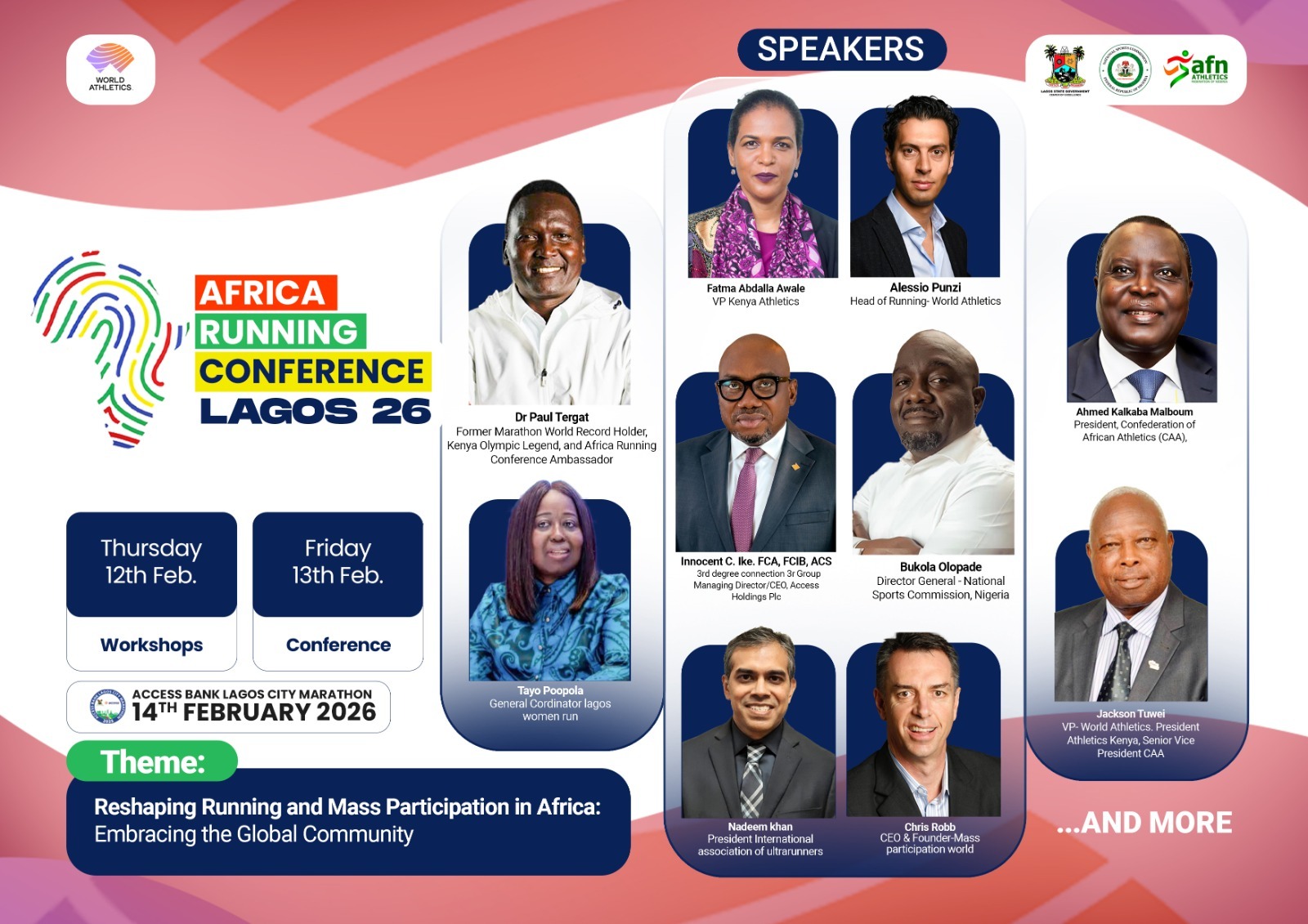 Global Athletics leaders converge on Lagos for Africa Running Conference 2026