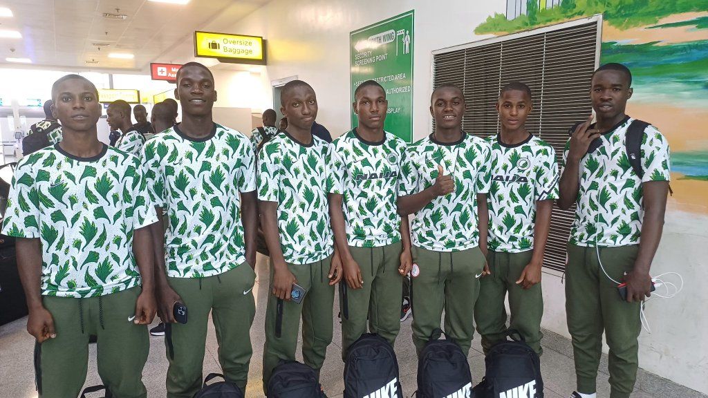 Cover image for CAF MRI clears 20 Golden Eaglets players 100% clean