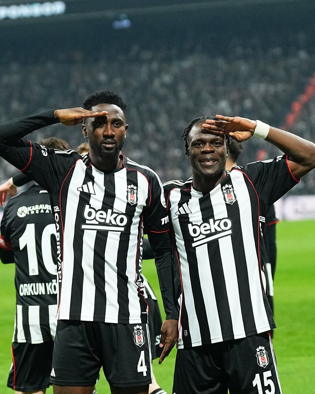 Cover image for Ndidi scores on return to Besiktas, pays tribute to late dad