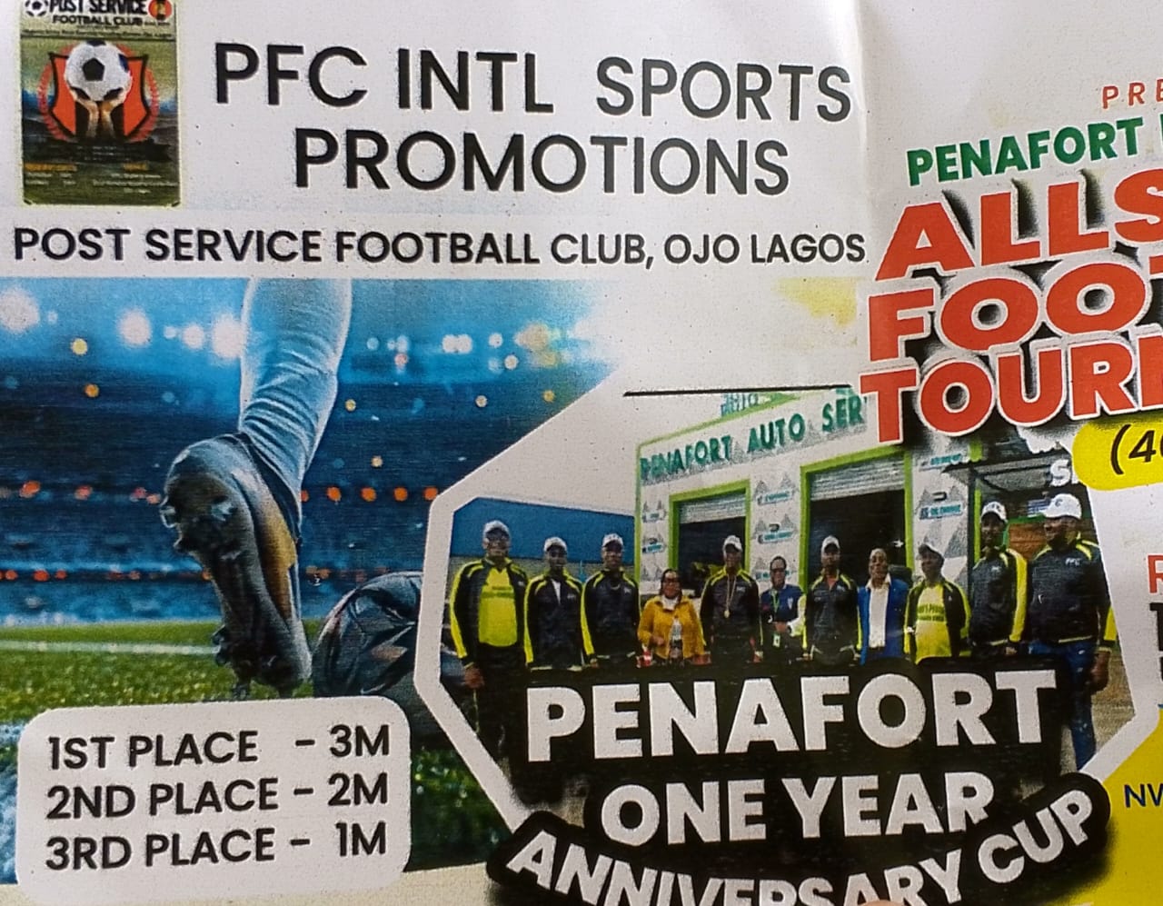 Cover image for Penafort Energy/PFC All Stars dangle ₦6m on football championship