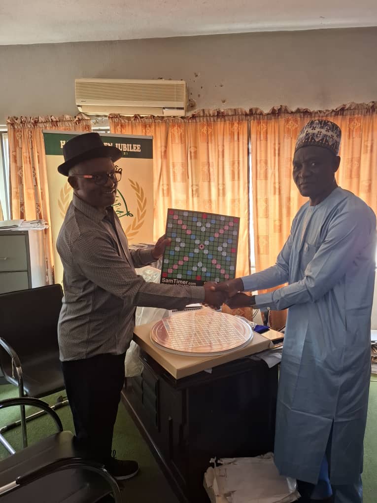 Cover image for Scrabble To School Initiative:   Toke Aka donates equipment to ABU, stages first mini tournament 