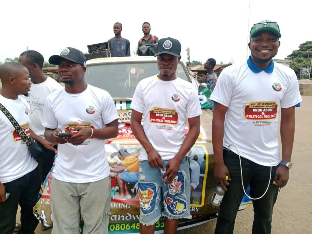 Dr. Osetoba leads the charge as Ekiti youths march against drugs