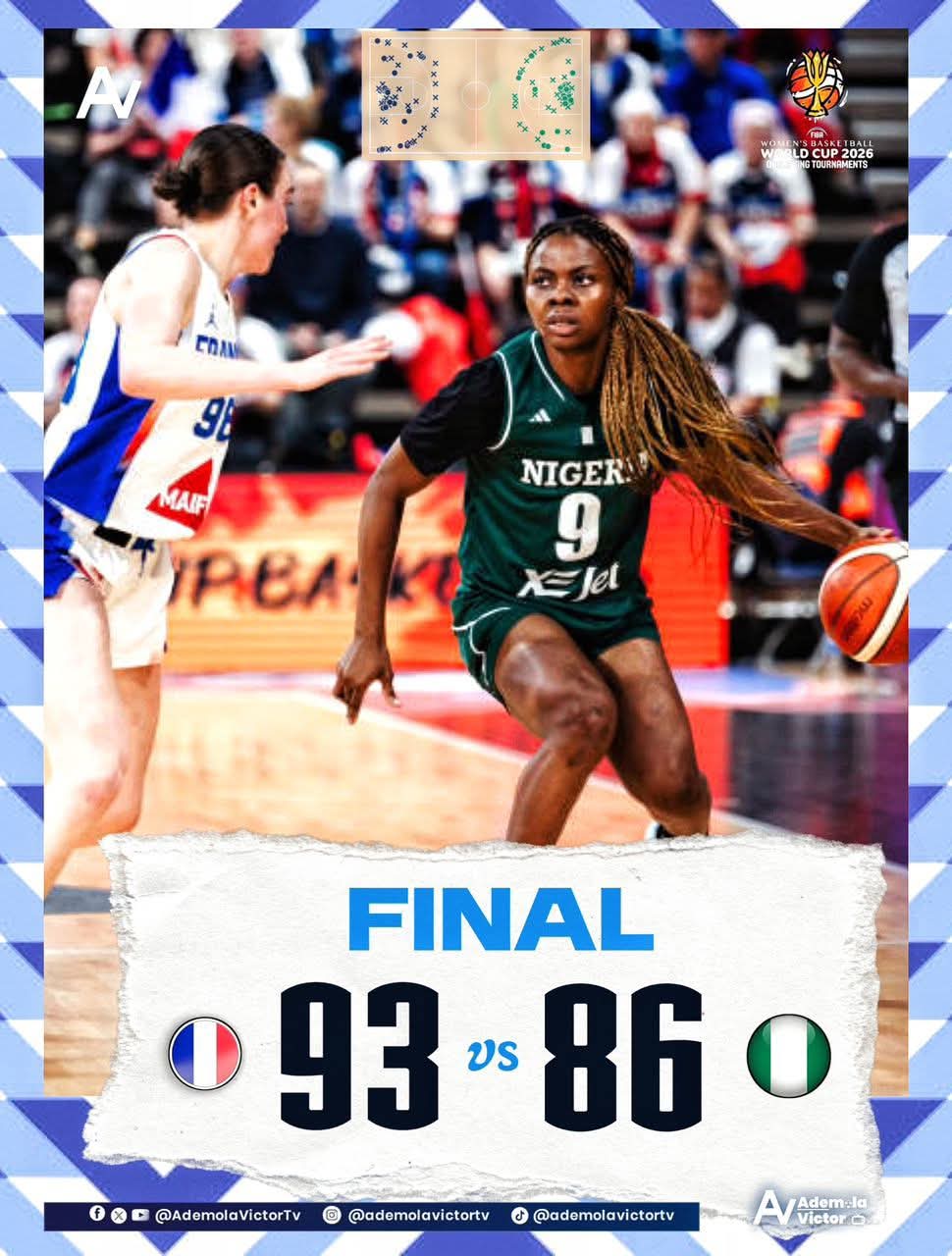 Cover image for FIBAWWC2026: D'Tigress fall to France 93-86 in gritty match