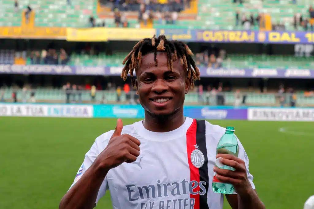 Cover image for Pioli could use Chukwueze as joker against Roma