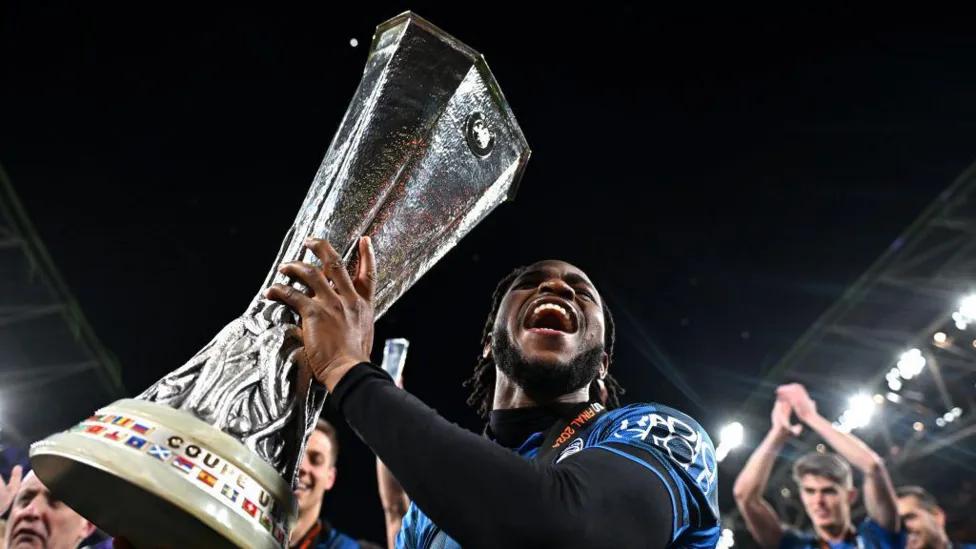 Cover image for Europa League hat-trick 'best night of my life' -Lookman