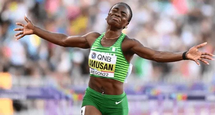 Cover image for Tobi Amusan retains 100m hurdles